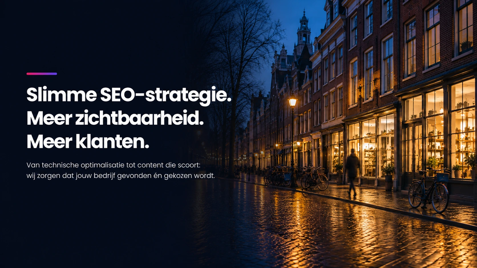 en het bijschrift doen het SEO-werk; de tekst in het beeld doet het klikwerk. Daarom staat het zoekwoord in beide | Google Maps SEO: zo sta je #1